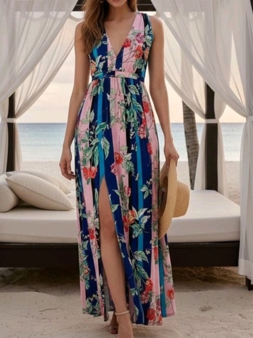 Express Floral Maxi Dress